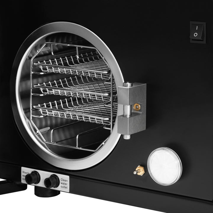 Autoclave Lafomed Standard Line LFSS12AA LED con stampante 12 L classe B medicale nero 10