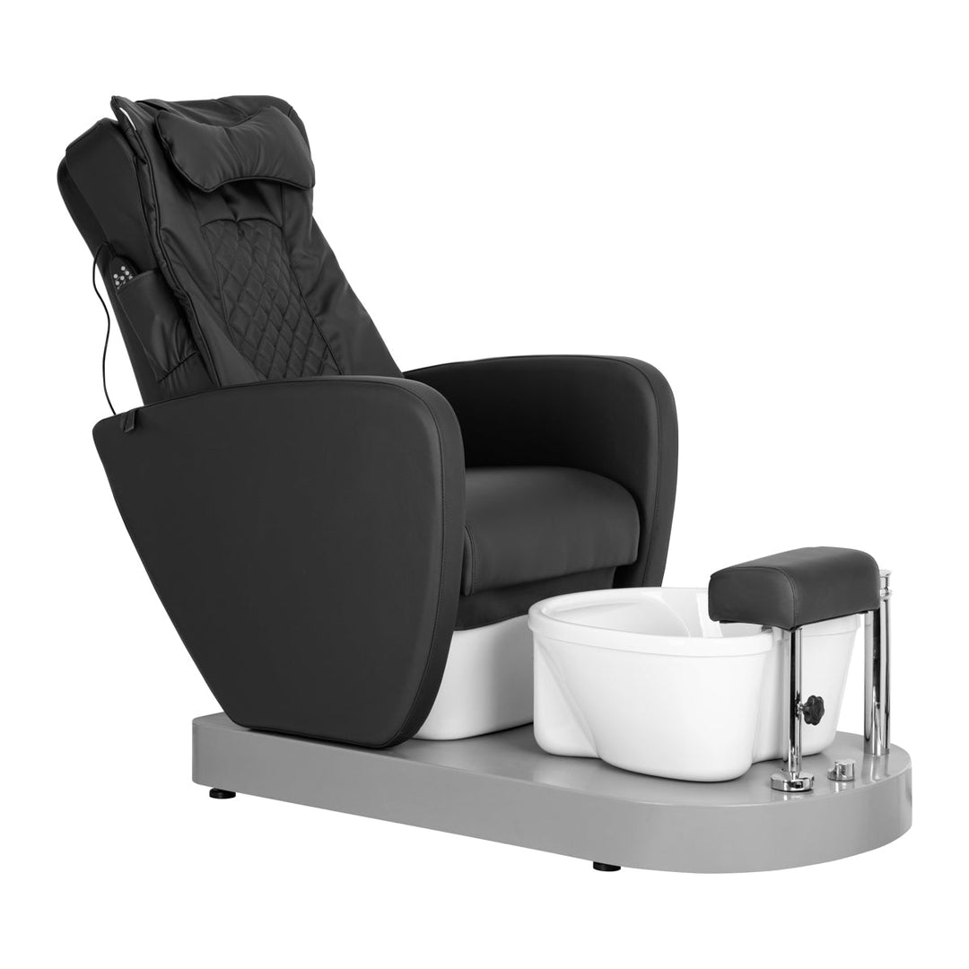 Poltrona pedicure spa elettrica Massaggio Azzurro 016C Nero con idromassaggio 1