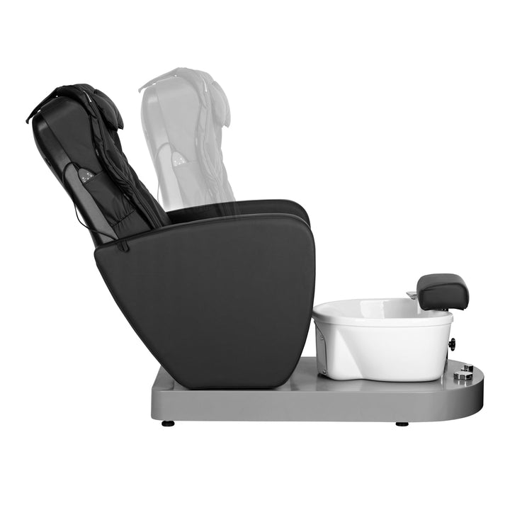 Poltrona pedicure spa elettrica Massaggio Azzurro 016C Nero con idromassaggio 2