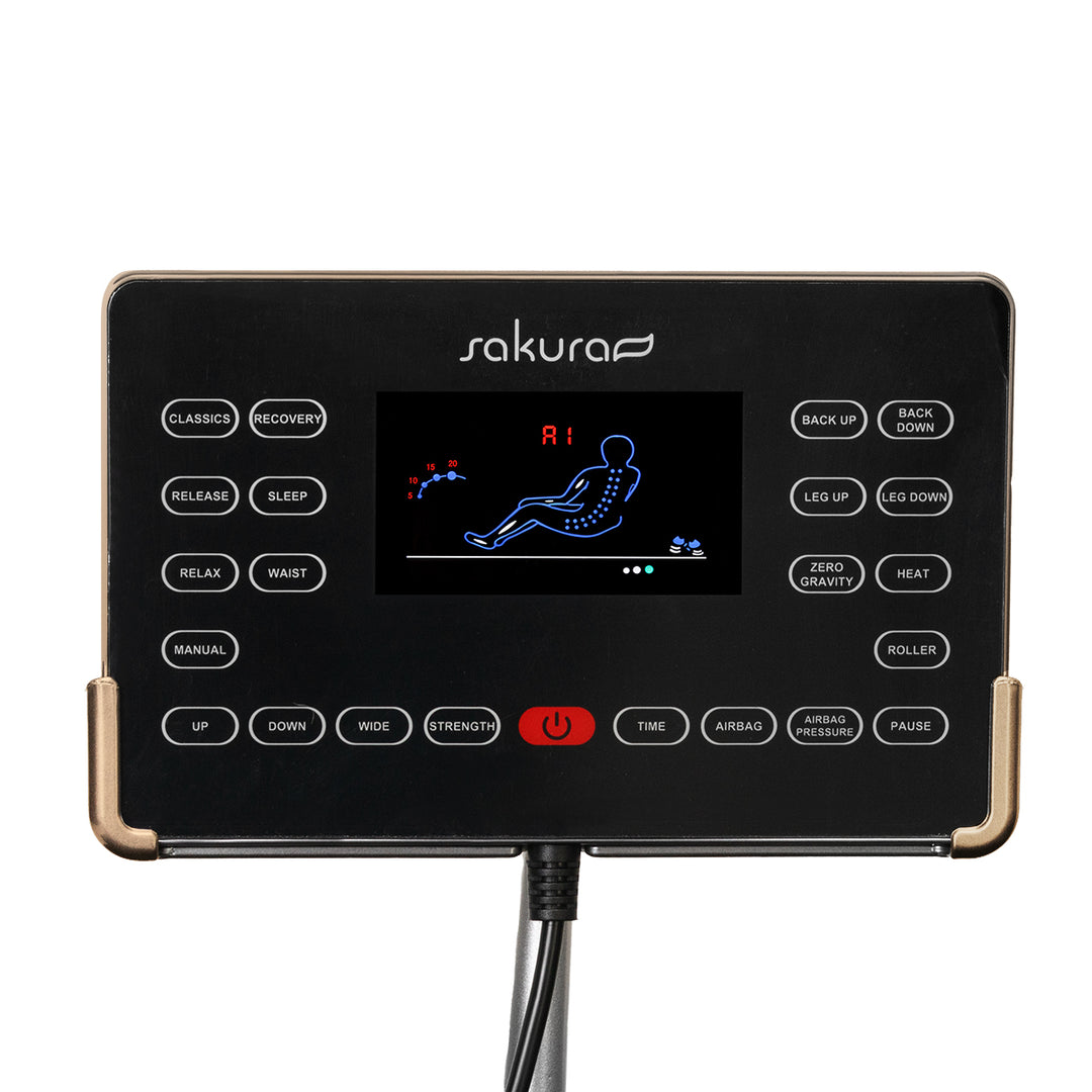 Poltrona Massaggiante Elettrica Sakura Luxury 808 Nero - immagine 6