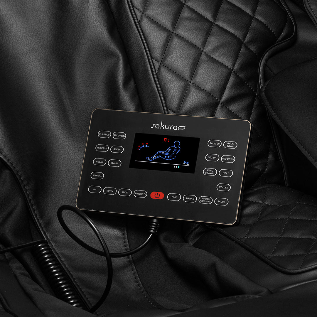 Poltrona Massaggiante Elettrica Sakura Luxury 808 Nero - immagine 10
