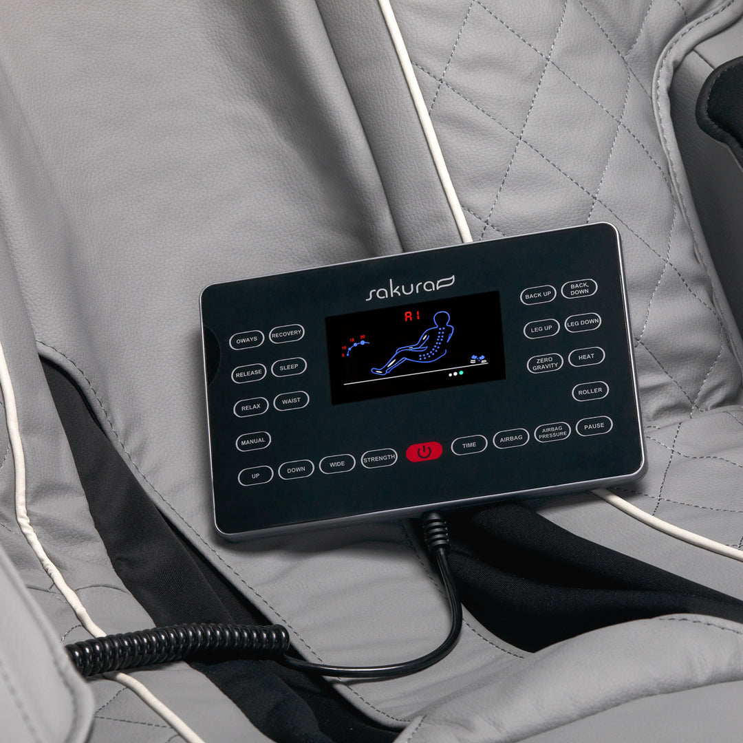 Poltrona Massaggiante Elettrica Sakura Comfort Plus 806 Grigio - immagine 16