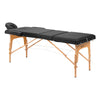 Lettino massaggio Portatile Komfort Activ Fizjo Lux 3 Zone Legno Nero