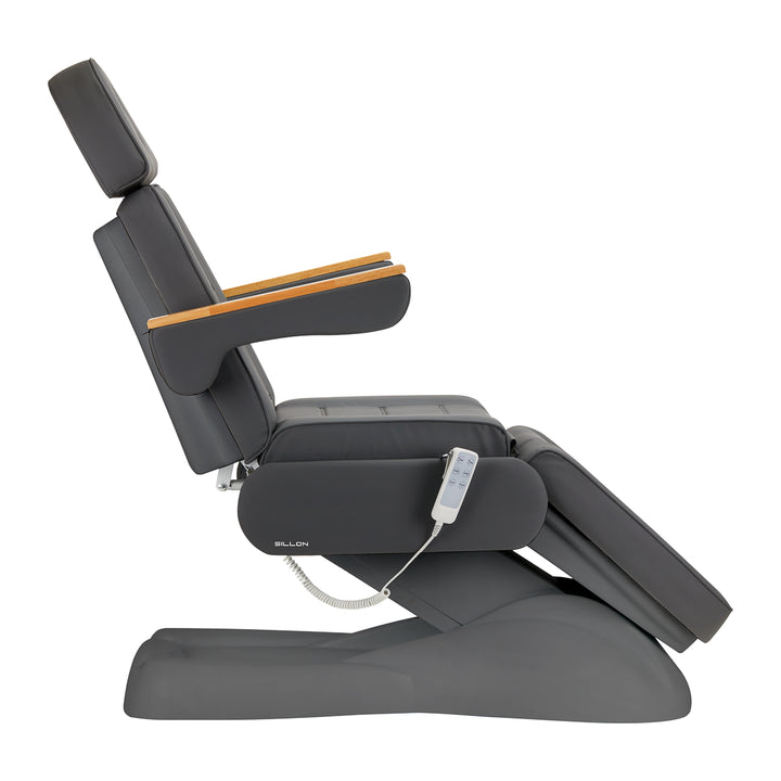 Poltrona Estetica Elettrica Lux 273B con 3 Motori Grigio-Grigio - immagine 2
