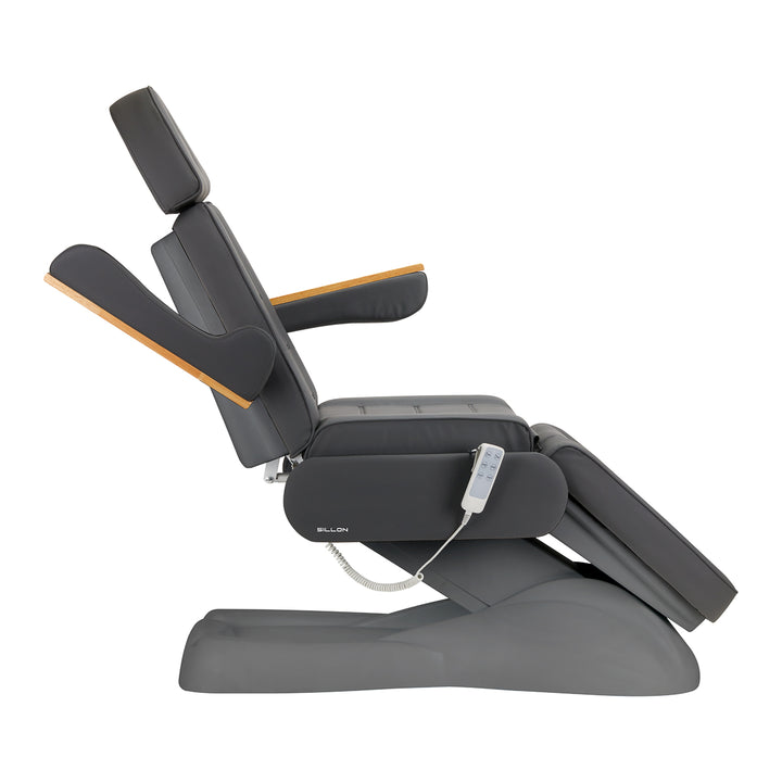Poltrona Estetica Elettrica Lux 273B con 3 Motori Grigio-Grigio - immagine 3