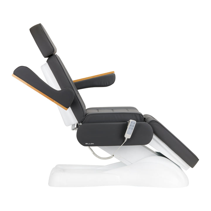 Poltrona Estetica Elettrica Lux 273B con 3 Motori Grigio-Bianco - immagine 3