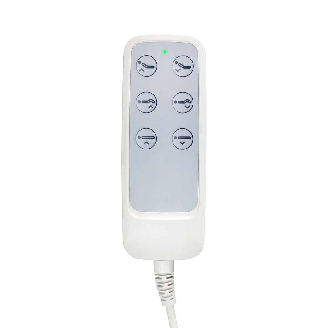 Poltrona Estetica Elettrica Lux 273B con 3 Motori Grigio-Bianco - immagine 13