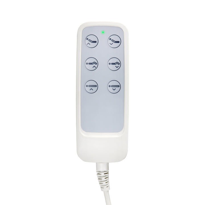 Poltrona Estetica Elettrica Lux 273B con 3 Motori Grigio-Bianco - immagine 13