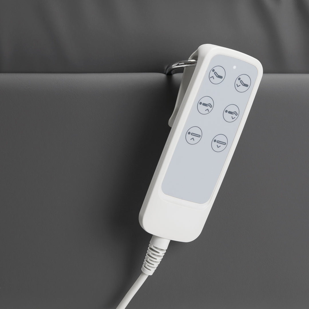 Poltrona Estetica Elettrica Lux 273B con 3 Motori Grigio-Bianco - immagine 14