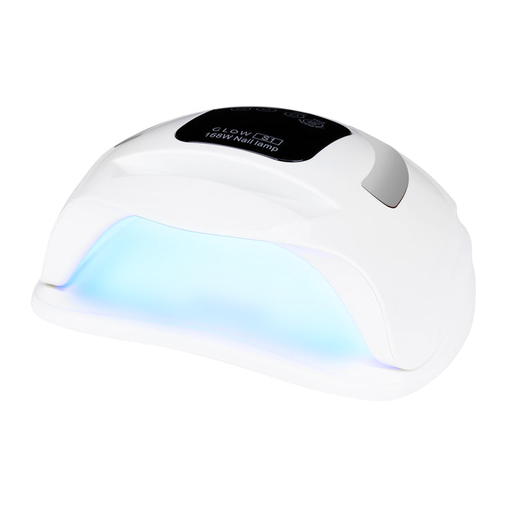 Lampada UV Unghie Dual LED Glow S1 168W Bianco-Argento