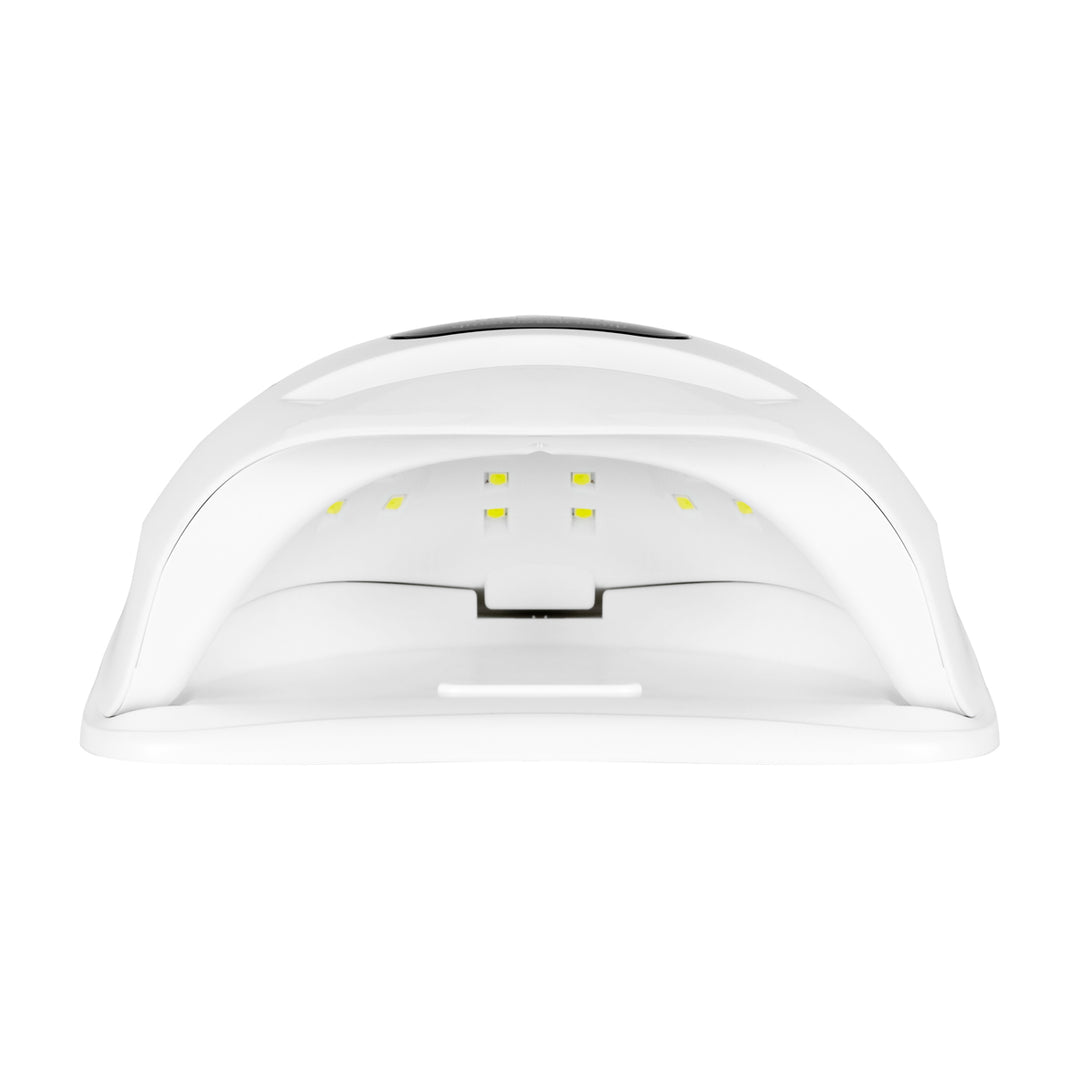 Lampada UV Unghie Dual LED Glow S1 168W Bianco-Argento