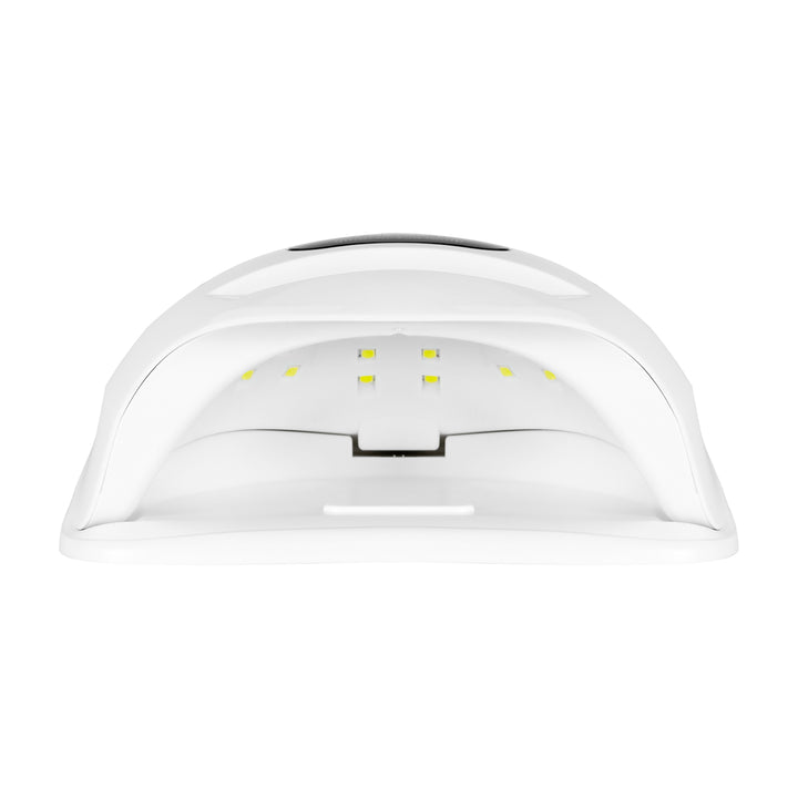 Lampada UV Unghie Dual LED Glow S1 168W Bianco-Argento