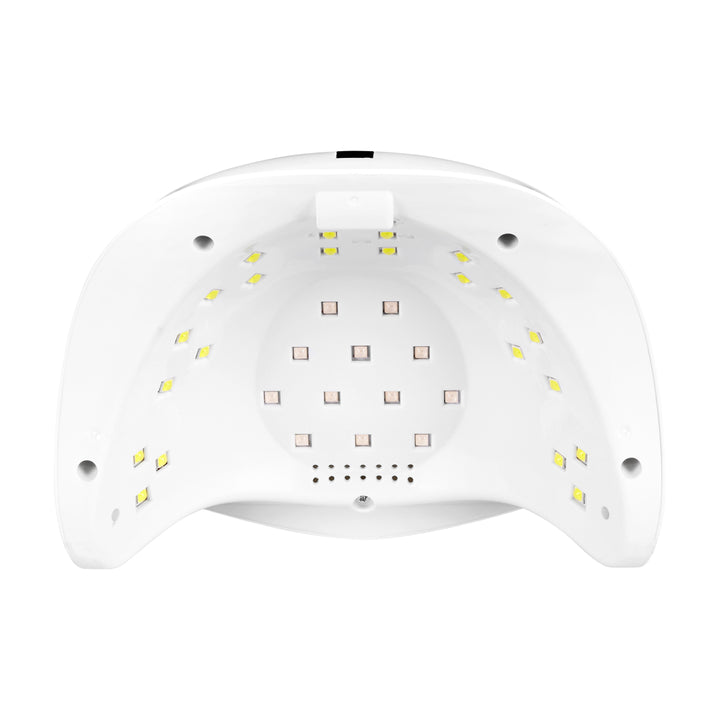 Lampada UV Unghie Dual LED Glow S1 168W Bianco-Argento
