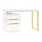 Tavolo da Manicure 3311G Oro-Bianco