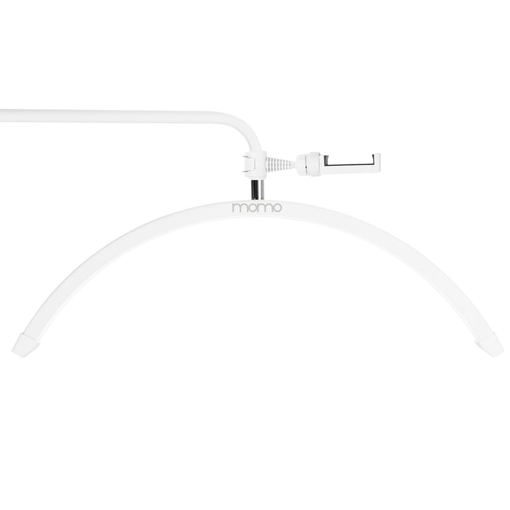 Lampada Ciglia LED con Treppiede e Colore e Intensità Regolabili Momo Moon MX6 Bianco - immagine 2
