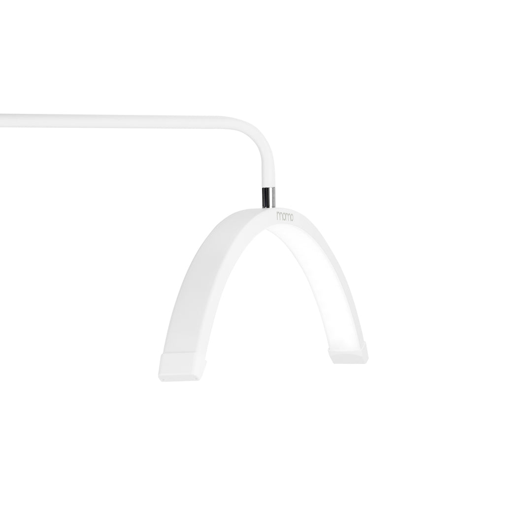 Lampada Ciglia LED con Treppiede e Colore e Intensità Regolabili Momo Moon MX6 Bianco - immagine 6