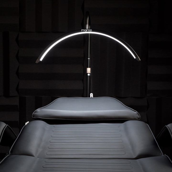 Lampada Ciglia LED con Treppiede e Colore e Intensità Regolabili Momo Moon MX6 Bianco - immagine 14