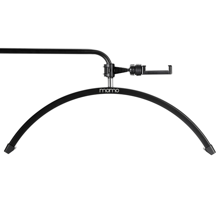 Lampada Ciglia LED con Treppiede e Colore e Intensità Regolabili Momo Moon MX6 Nero - immagine 2