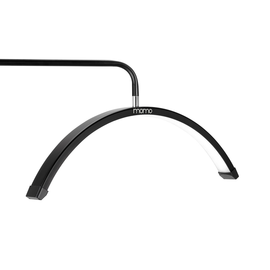 Lampada Ciglia LED con Treppiede e Colore e Intensità Regolabili Momo Moon MX6 Nero - immagine 7