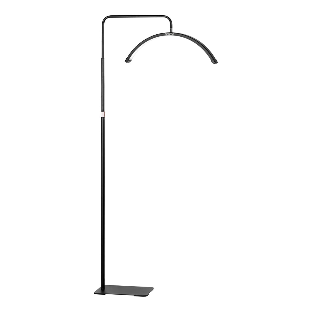Lampada Ciglia LED con Treppiede e Colore e Intensità Regolabili Momo Moon MX6 Nero - immagine 8
