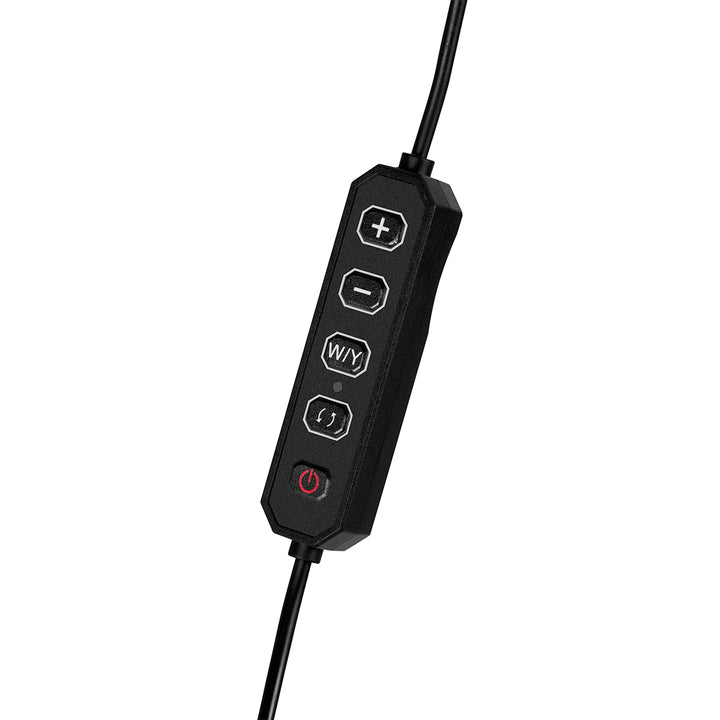 Lampada Ciglia LED con Treppiede e Colore e Intensità Regolabili Momo Moon MX6 Nero - immagine 11