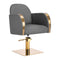 Poltrona parrucchiere Gabbiano Malaga Oro Grigio