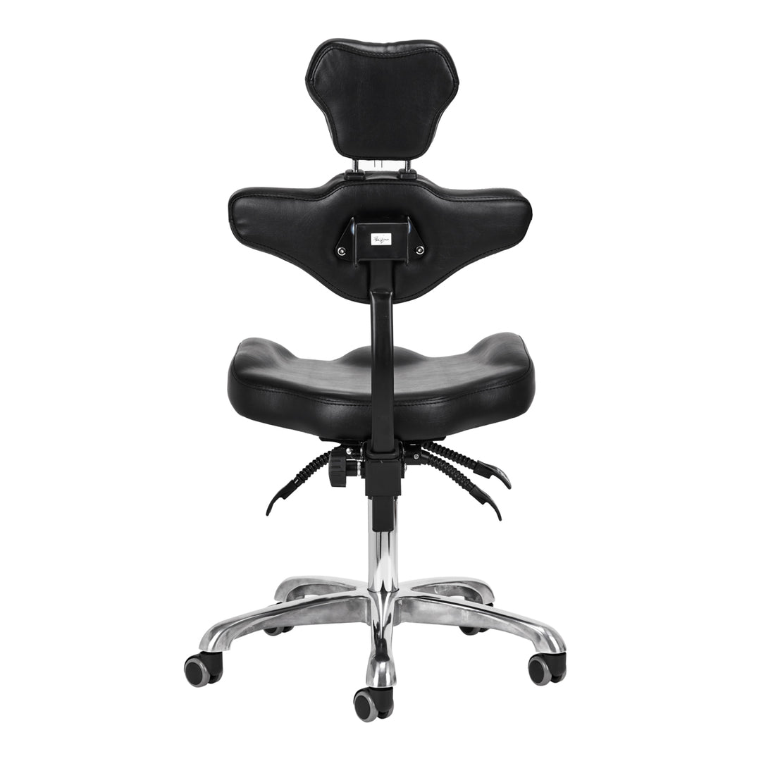 Sgabello con Ruote Pro Ink 973 Nero - immagine 6