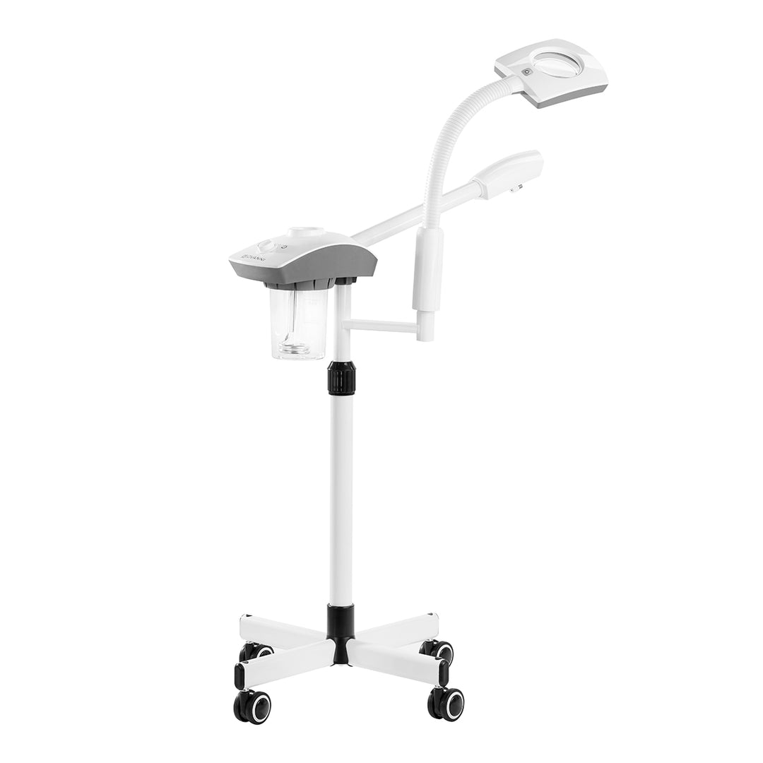 Vaporizzatore Estetica con Ozono e Lampada Lente Giovanni D-21 Bianco