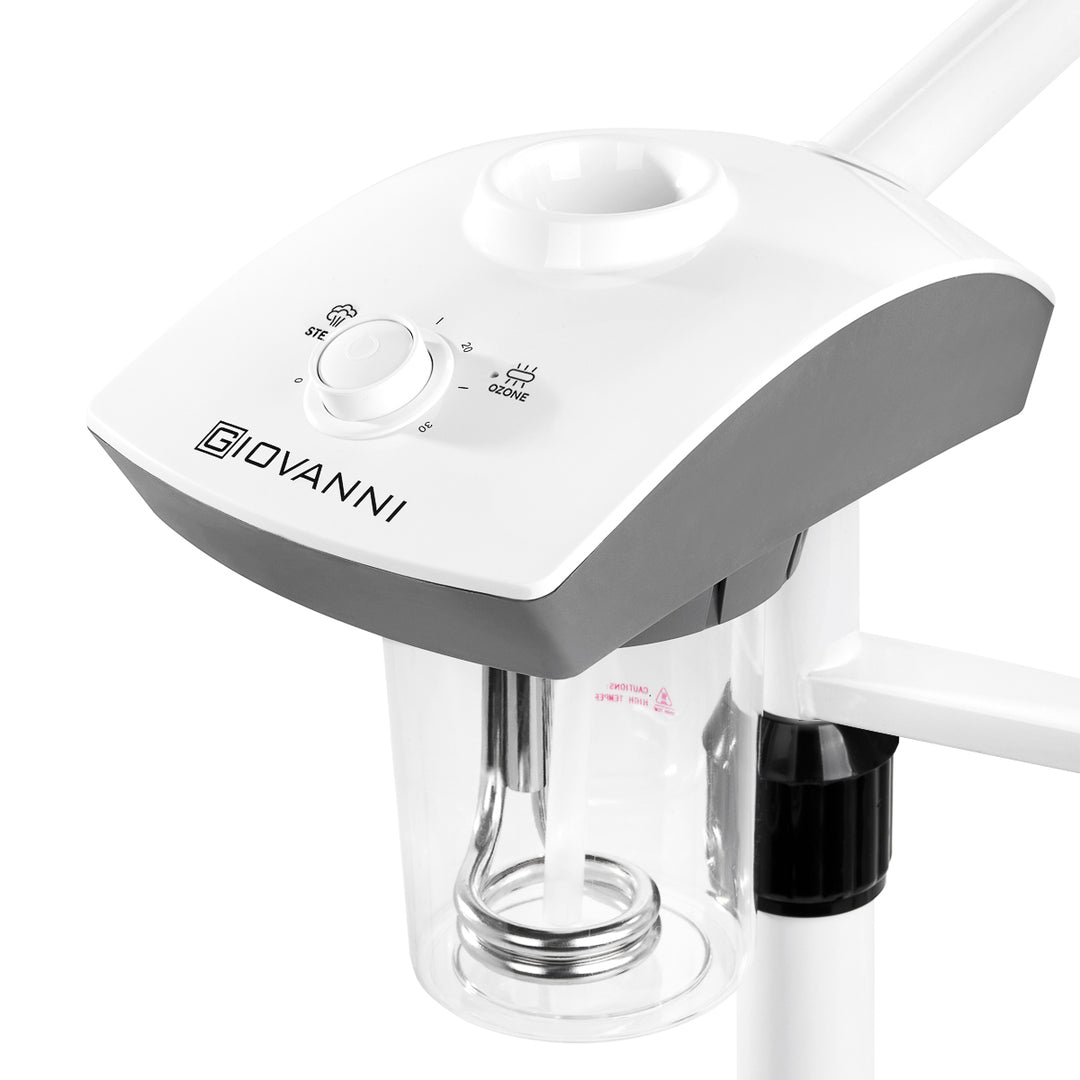 Vaporizzatore Estetica con Ozono e Lampada Lente Giovanni D-21 Bianco
