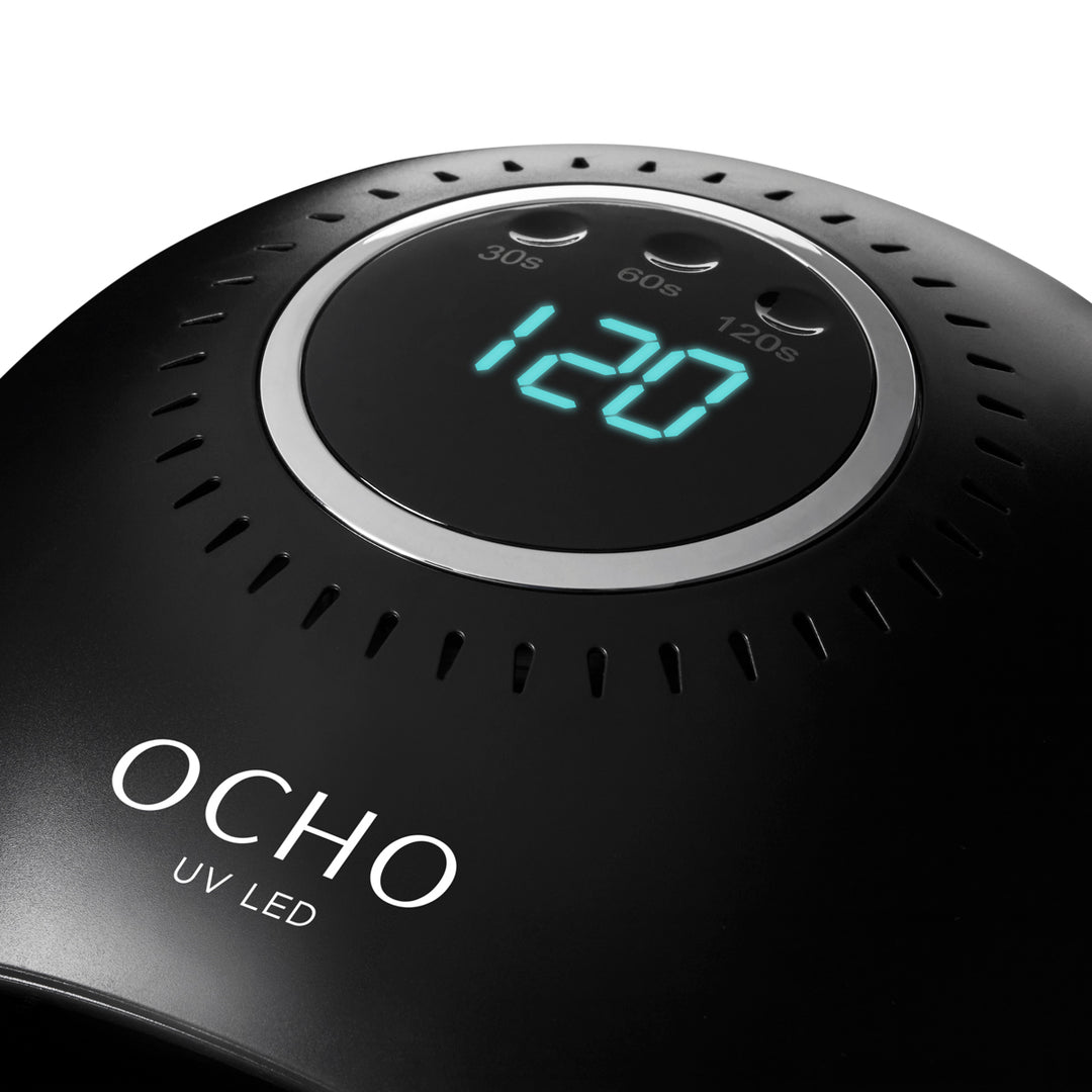 Lampada UV Unghie LED Ocho Nails 8 84W Nero - immagine 6