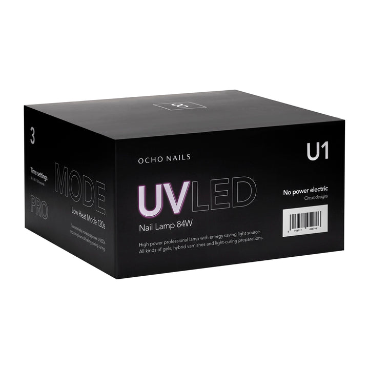 Lampada UV Unghie LED Ocho Nails 8 84W Nero - immagine 9