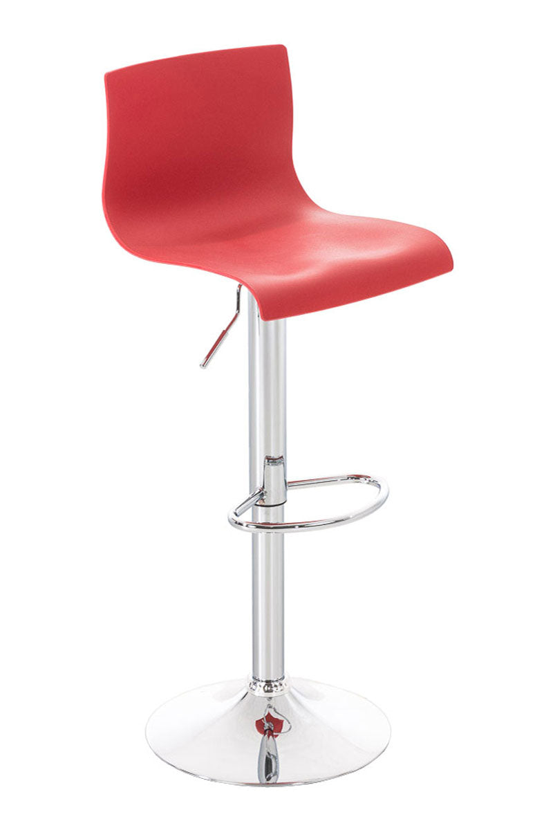 Sgabello da Bar 105 Plastica Rosso