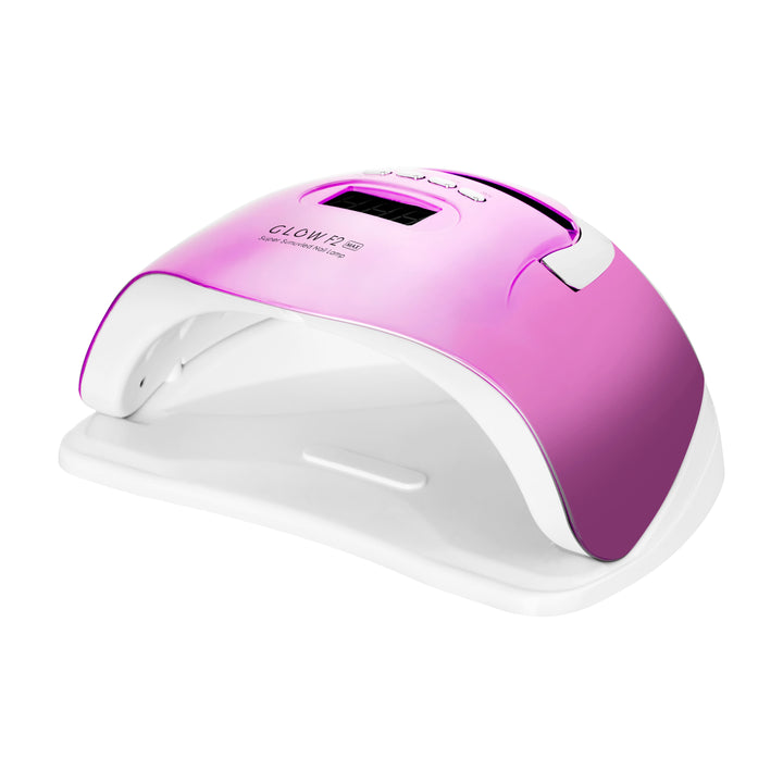 Lampada UV Unghie LED Glow F2 220W Rosa - immagine 2