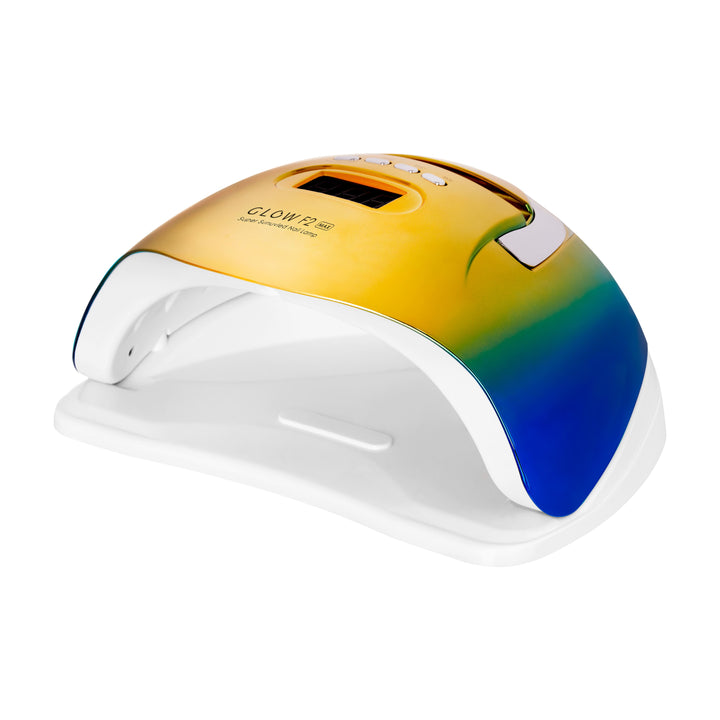 Lampada UV Unghie LED Glow F2 220W Oro-Blu - immagine 2