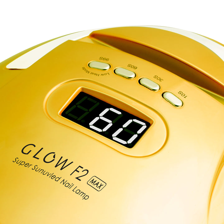 Lampada UV Unghie LED Glow F2 220W Oro-Blu - immagine 4