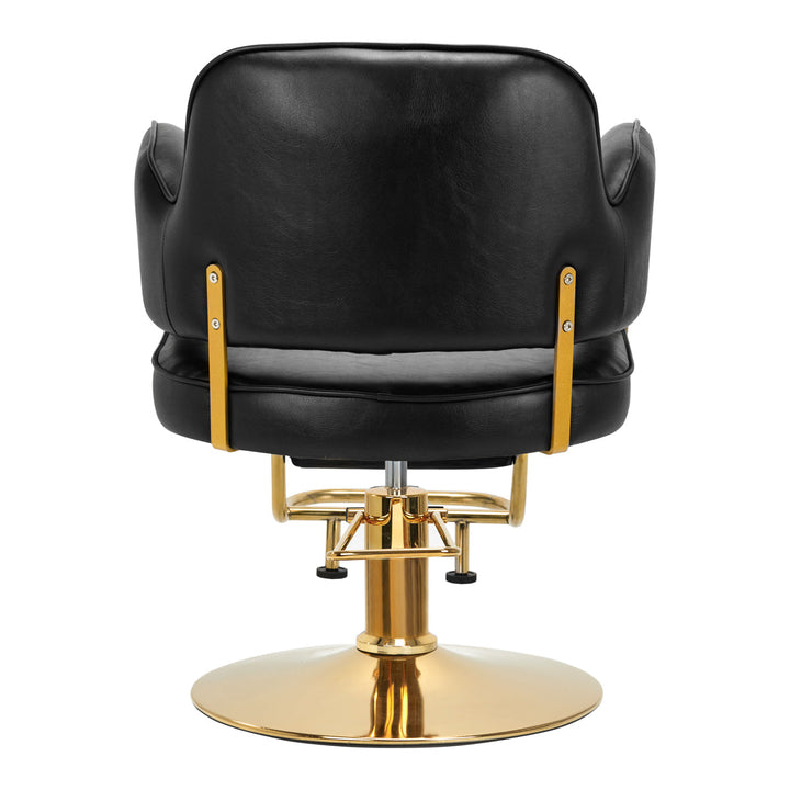 Poltrona parrucchiere Hair System Linz Oro Nero 5