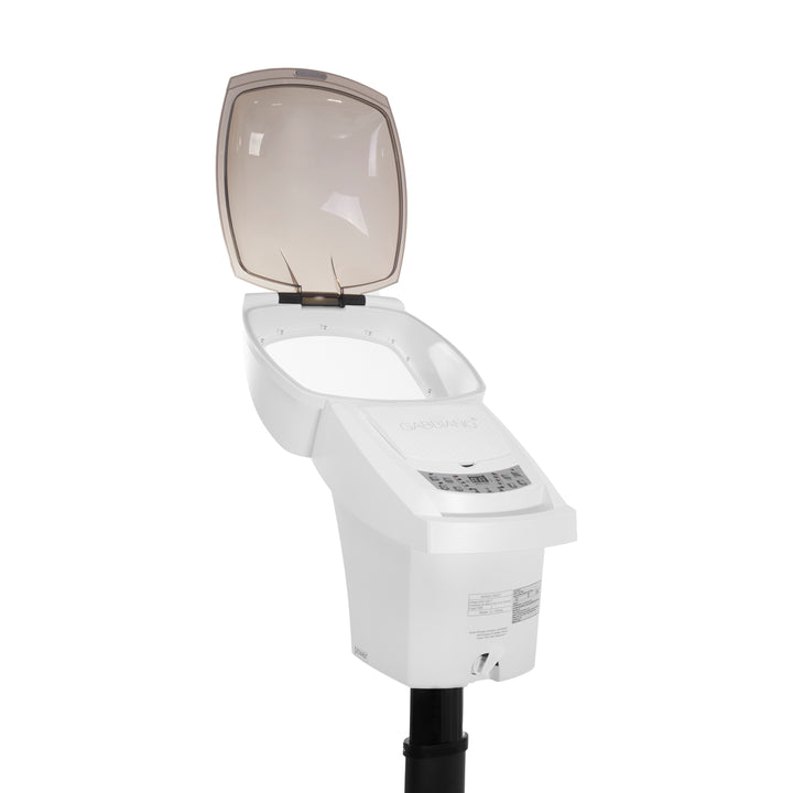 Casco Vaporizzatore su Stativo Gabbiano 408D con Ozonizzazione Attiva Bianco - immagine 9