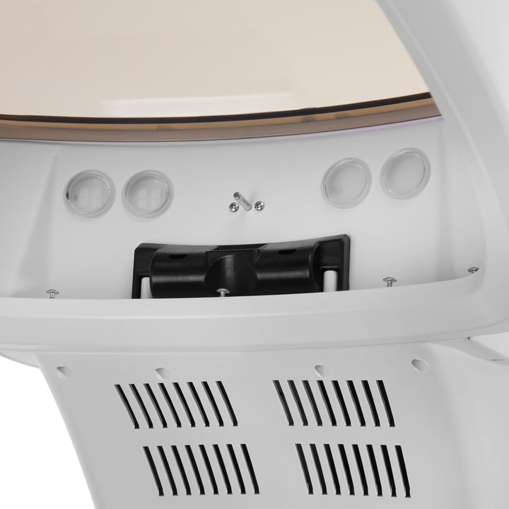 Casco Vaporizzatore su Stativo Gabbiano 408D con Ozonizzazione Attiva Bianco - immagine 14