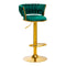 Sgabello da Bar 4Rico QS-B313a Velluto Verde