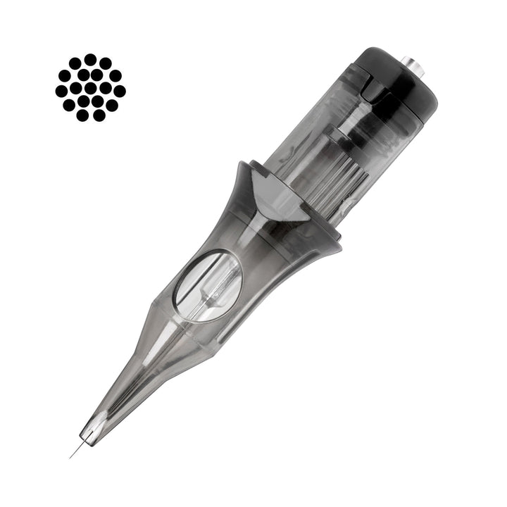 Aghi Tatuaggio Cartuccia Round Shader 18RS 0.30 mm El Cartel V2 10 pz