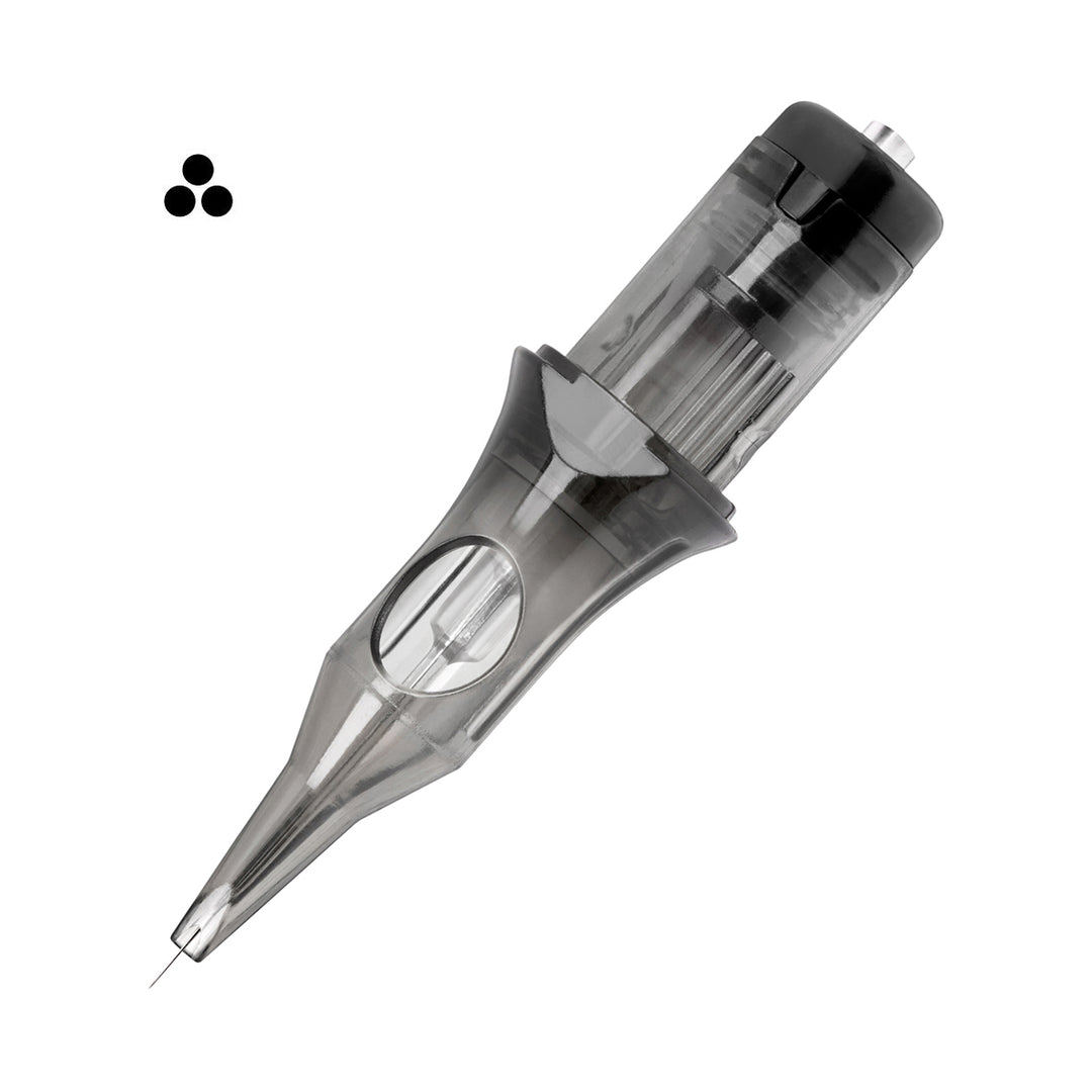 Aghi Tatuaggio Cartuccia Round Shader 3RS 0.35 mm El Cartel V2 10 pz