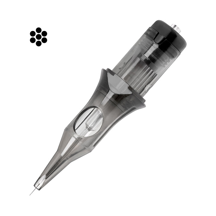 Aghi Tatuaggio Cartuccia Round Shader 7RS 0.35 mm El Cartel V2 10 pz