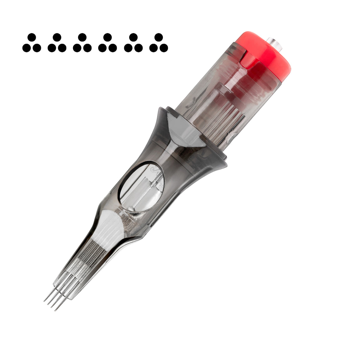 Aghi Tatuaggio Cartuccia RL-X 3RLX 6 InRow 0.35 mm El Cartel V2 10 pz