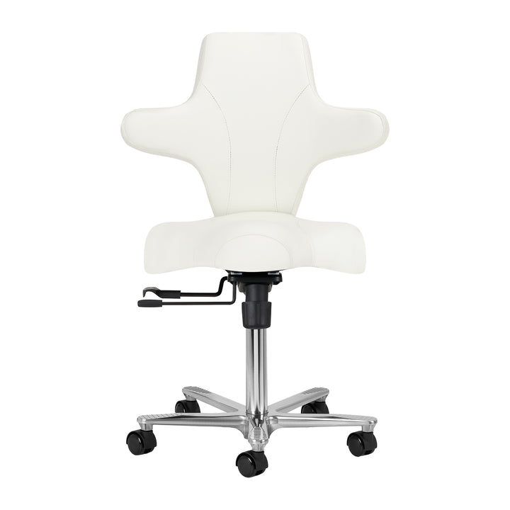 Sgabello con Ruote Azzurro Special 152 Bianco - immagine 2