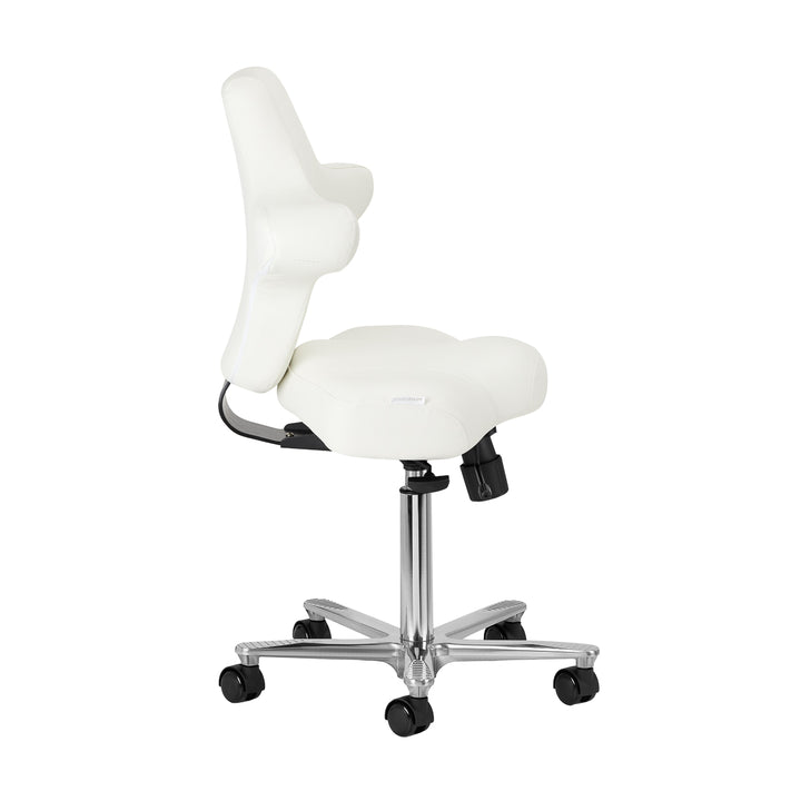 Sgabello con Ruote Azzurro Special 152 Bianco - immagine 4