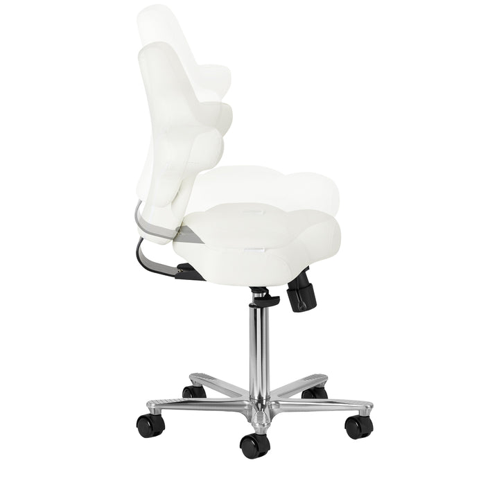 Sgabello con Ruote Azzurro Special 152 Bianco - immagine 7