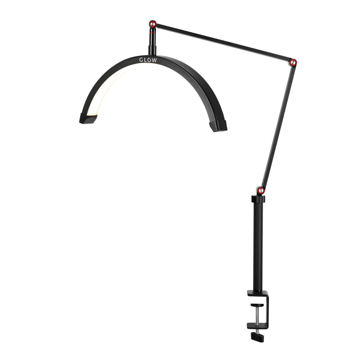 Lampada LED con Morsetto e Colore e Intensità Regolabili Glow MX3 Nero Opaco - immagine 3