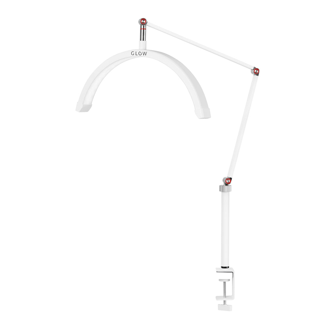 Lampada LED con Morsetto e Colore e Intensità Regolabili Glow MX3 Bianco Opaco - immagine 3