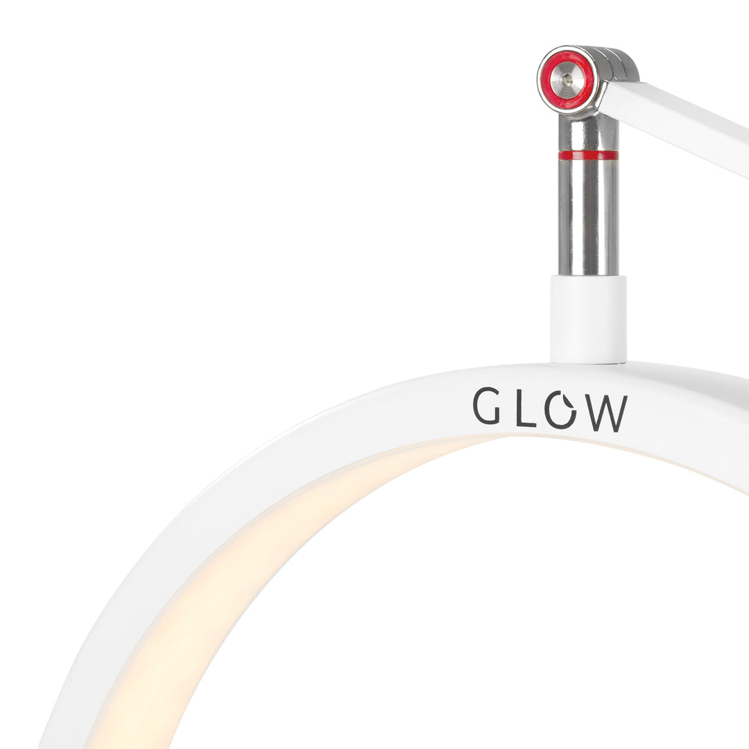 Lampada LED con Morsetto e Colore e Intensità Regolabili Glow MX3 Bianco Opaco - immagine 8