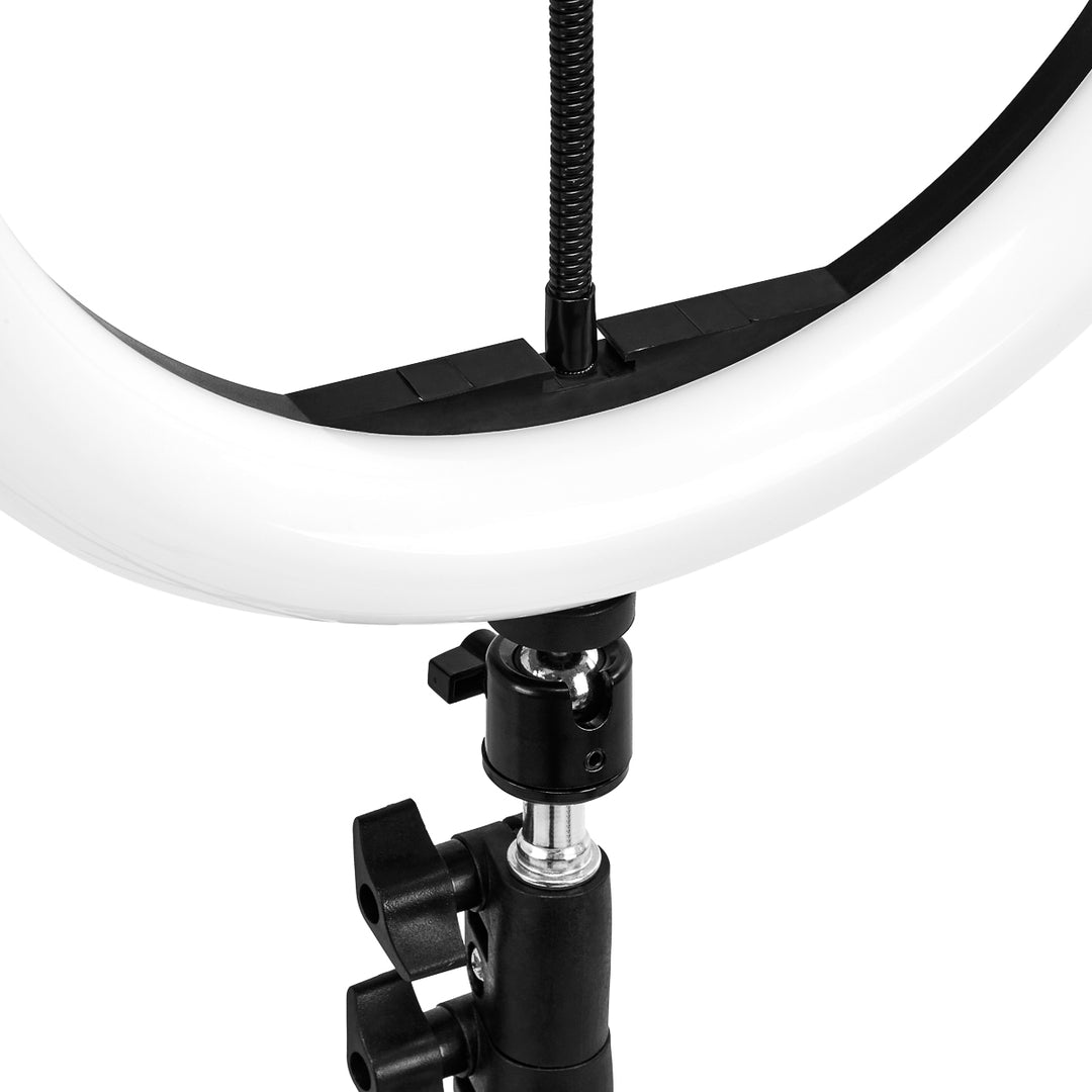 Ring Light Glow 13" con treppiede 10W Nero 12